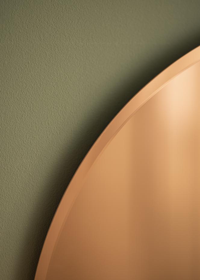 KAILA Miroir rond Rose Gold Deluxe diamtre 50 cm