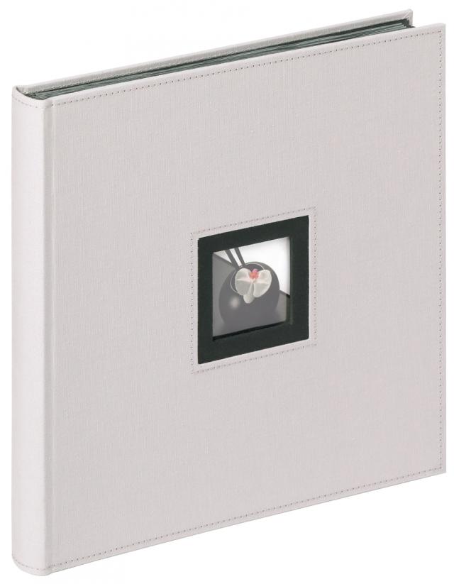 Black & White Album Gris - 30x30 cm (50 Pages noires / 25 feuilles)