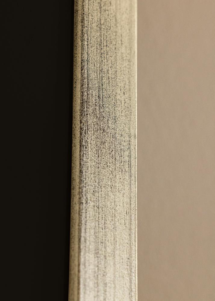 Cadre Stilren Argent 70x100 cm - Passe-partout Noir 61x91,5 cm
