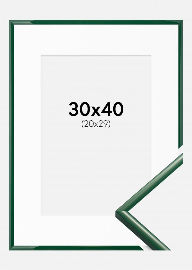 Cadre New Lifestyle Moss Green 30x40 cm - Passe-partout Blanc 21x30 cm