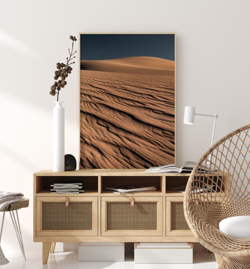 Rivulets Of Sand Poster