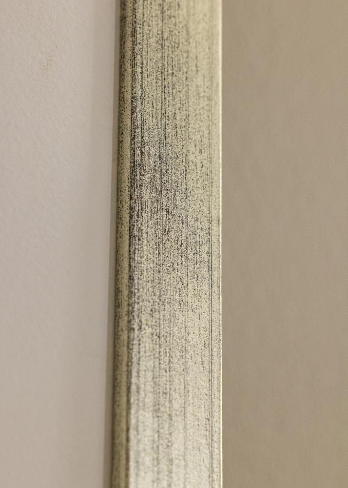 Cadre Stilren Argent 35x50 cm - Passe-partout Blanc 9x12 pouces