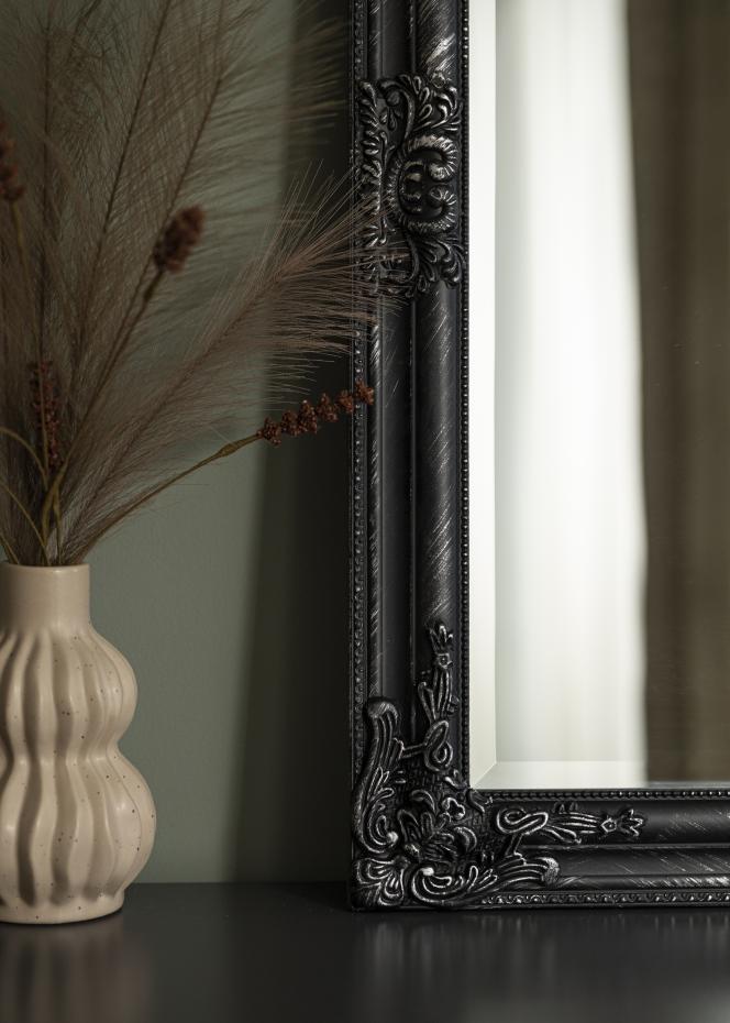 Miroir Bologna Noir 80x80 cm