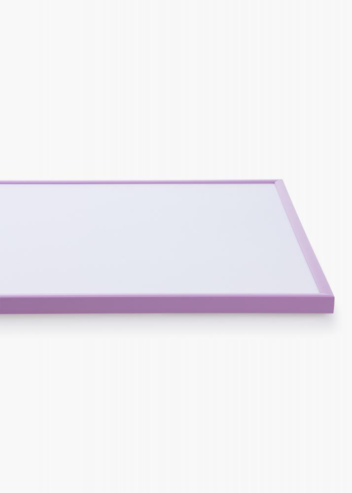 Cadre New Lifestyle Violet clair 70x100 cm - Passe-partout Blanc 61x91,5 cm