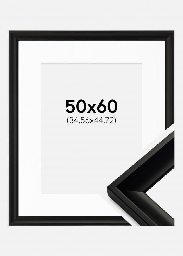 Cadre Öjaren Noir 50x60 cm - Passe-partout Blanc 14x18 inches