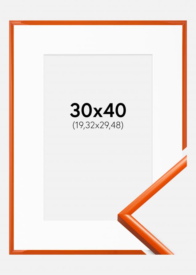 Cadre New Lifestyle Orange 30x40 cm - Passe-partout Blanc 8x12 pouces