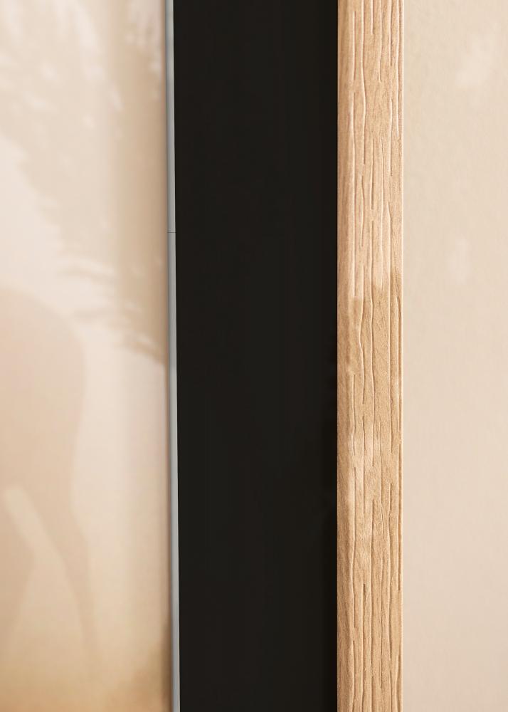 Cadre Stilren Chne 35x50 cm - Passe-partout Noir 24x30 cm