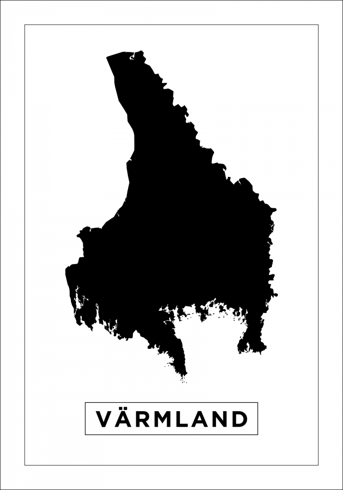 Map - Vrmland - White