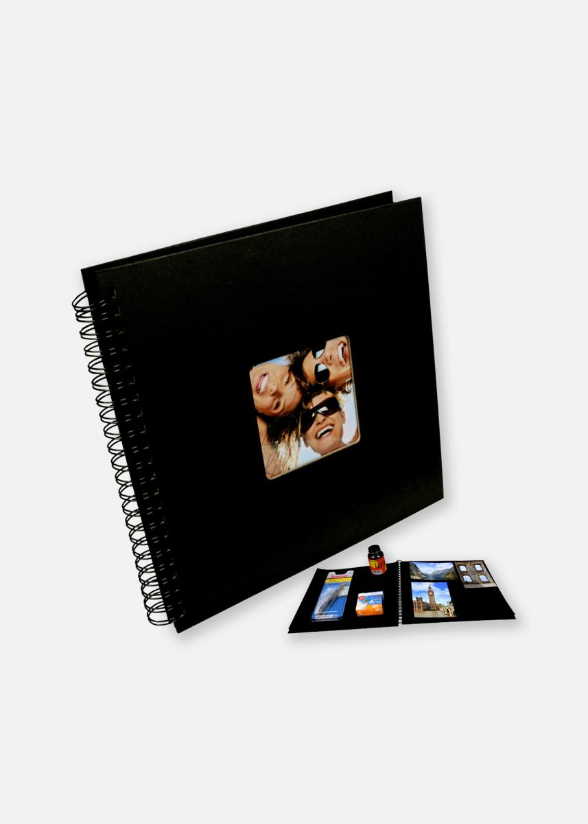 Achetez Fun Album spirale Noir - 30x30 cm (50 pages noires / 25