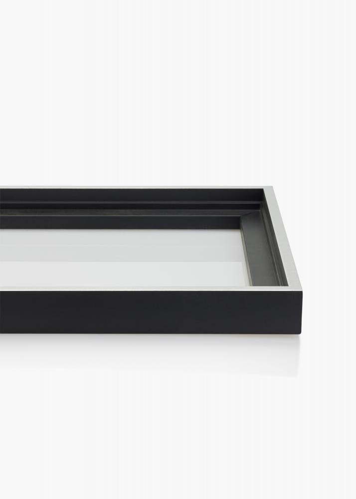 Caisse amricaine Reno Noir / Silber 28x35 cm