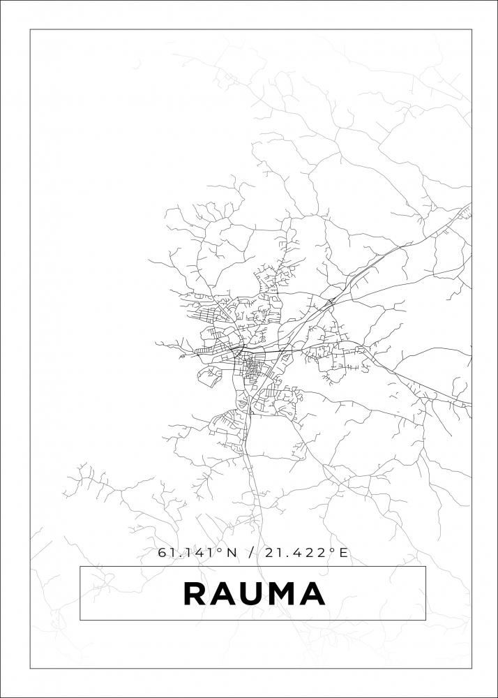 Map - Rauma - White