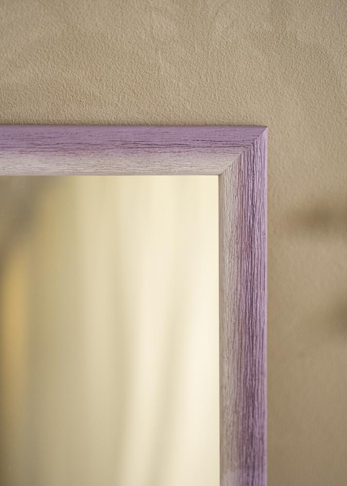 Miroir Cornwall Violet clair - Sur mesure