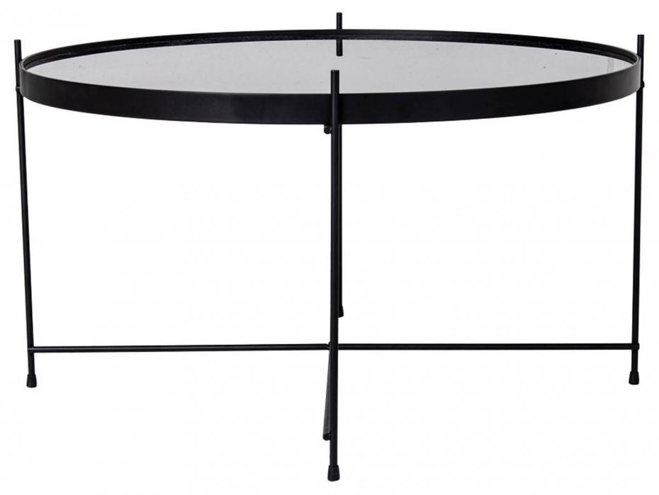 Table basse Venezia 70x70 cm - Noir
