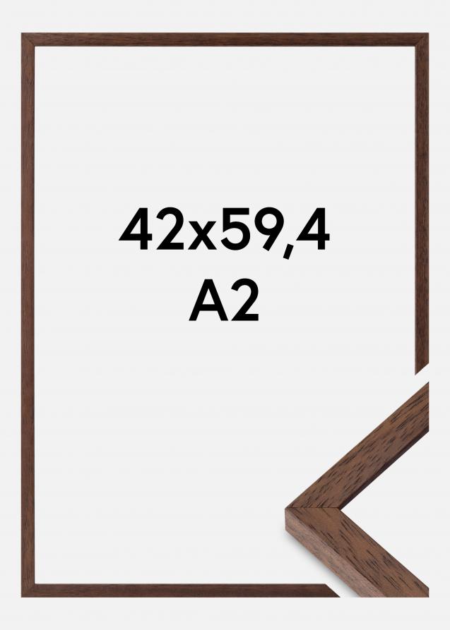 Cadre Ares Verre acrylique Teck 42x59,4 cm (A2)