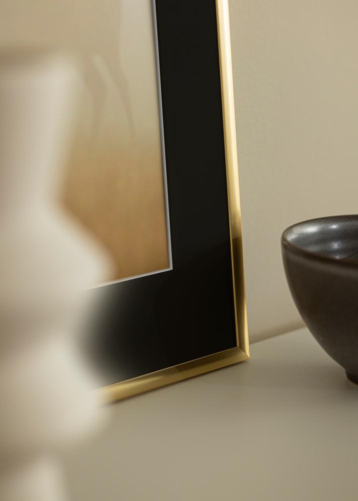 Cadre New Lifestyle Shiny Gold 40x60 cm - Passe-partout Noir 30x50 cm
