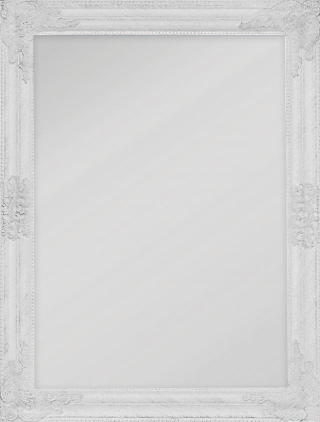 Miroir Bologna Blanc 50x70 cm