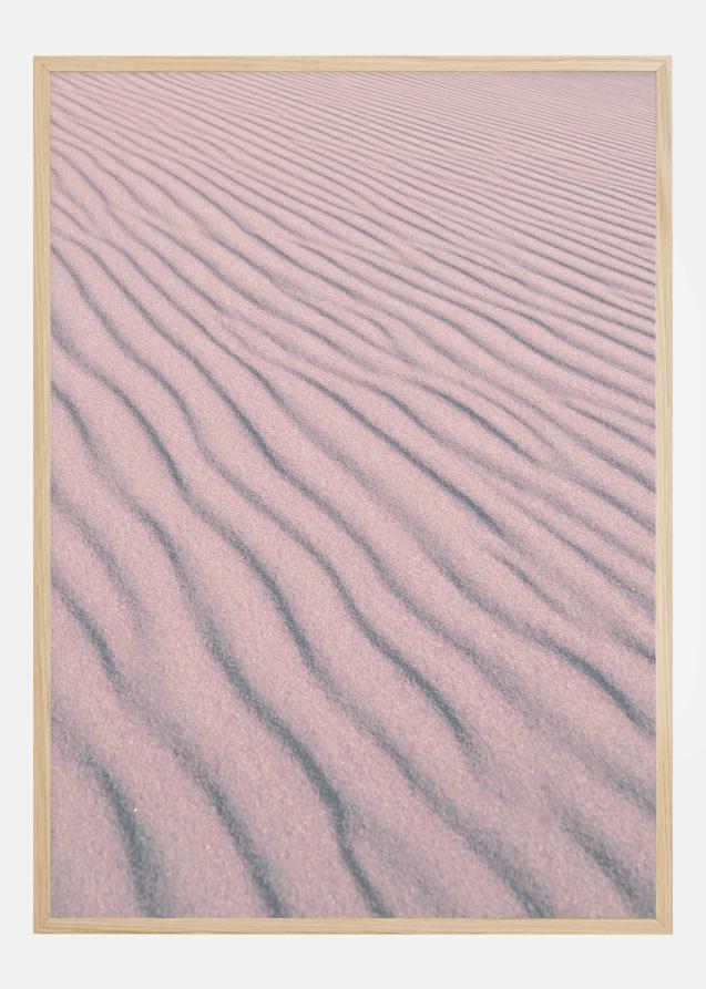 Pink Sandy Waves Poster