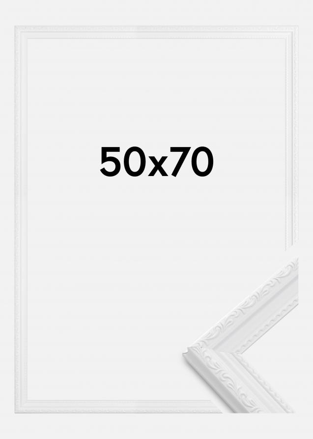 Cadre Abisko Verre Acrylique Blanc 50x70 cm