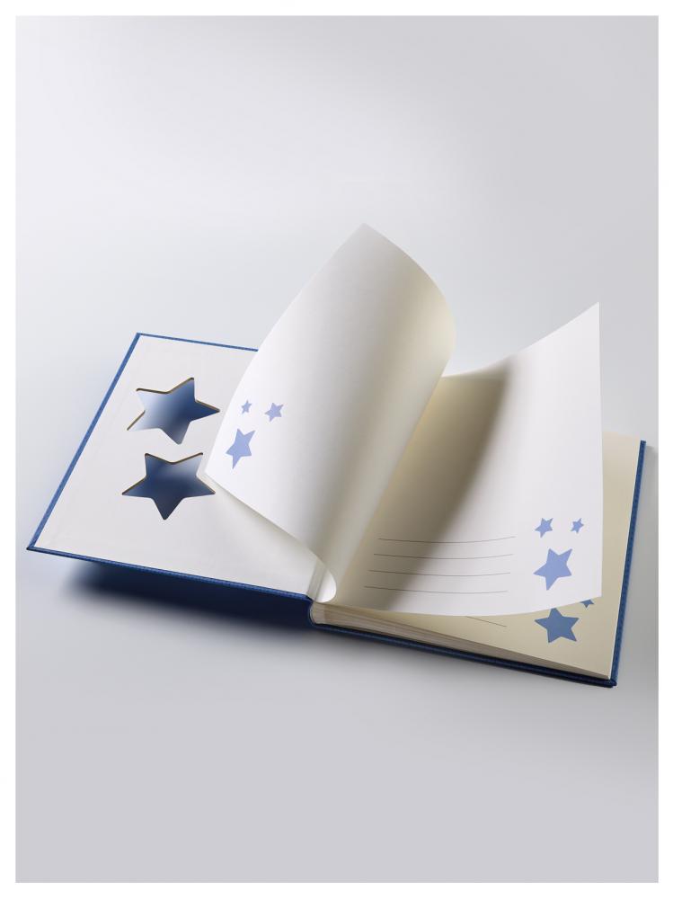 Estrella Album bb Bleu - 28x30,5 cm (50 pages blanches / 25 feuilles)