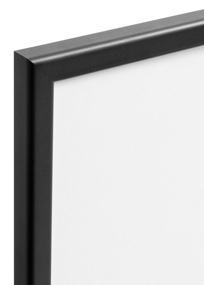 Cadre Slim Mat Verre antireflet Noir 30x30 cm