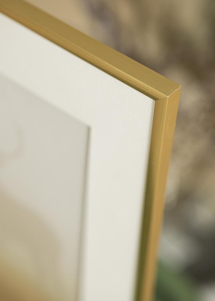 Cadre New Lifestyle Shiny Gold 60x80 cm - Passe-partout Blanc 50x70 cm