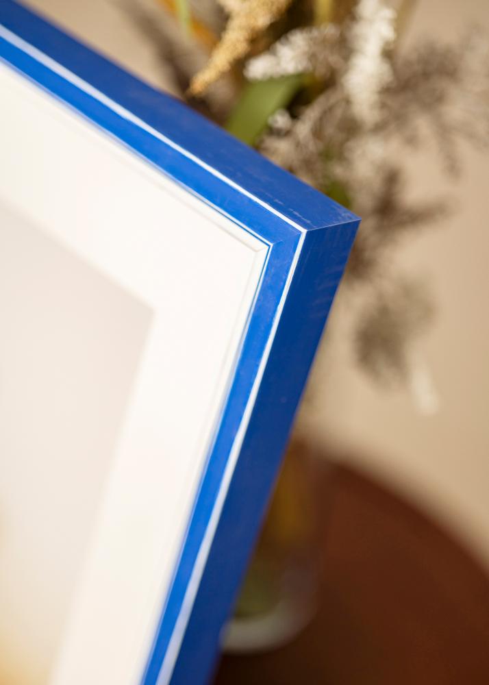Cadre Diana Verre acrylique Bleu 30x30 cm