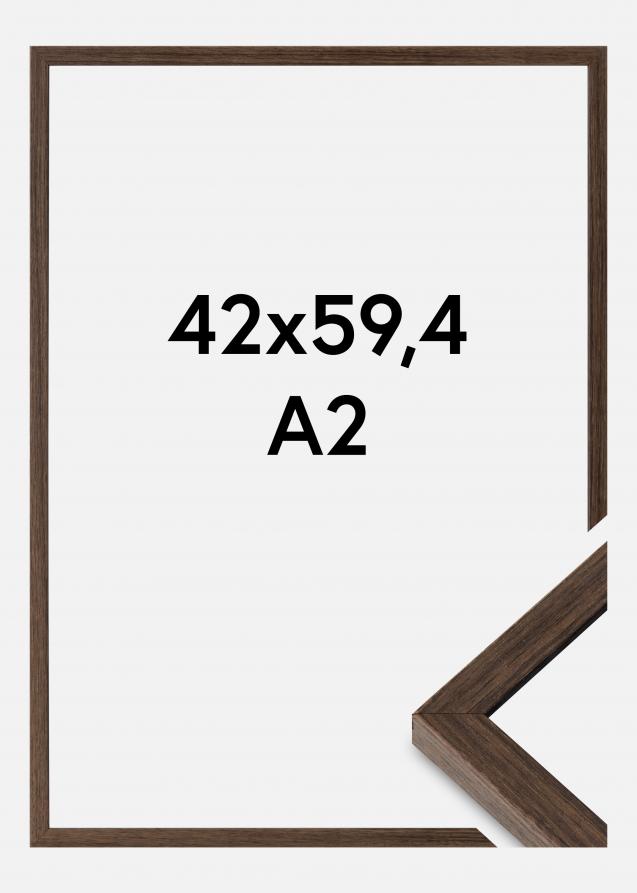 Cadre Ares Verre acrylique Noyer 42x59,4 cm (A2)