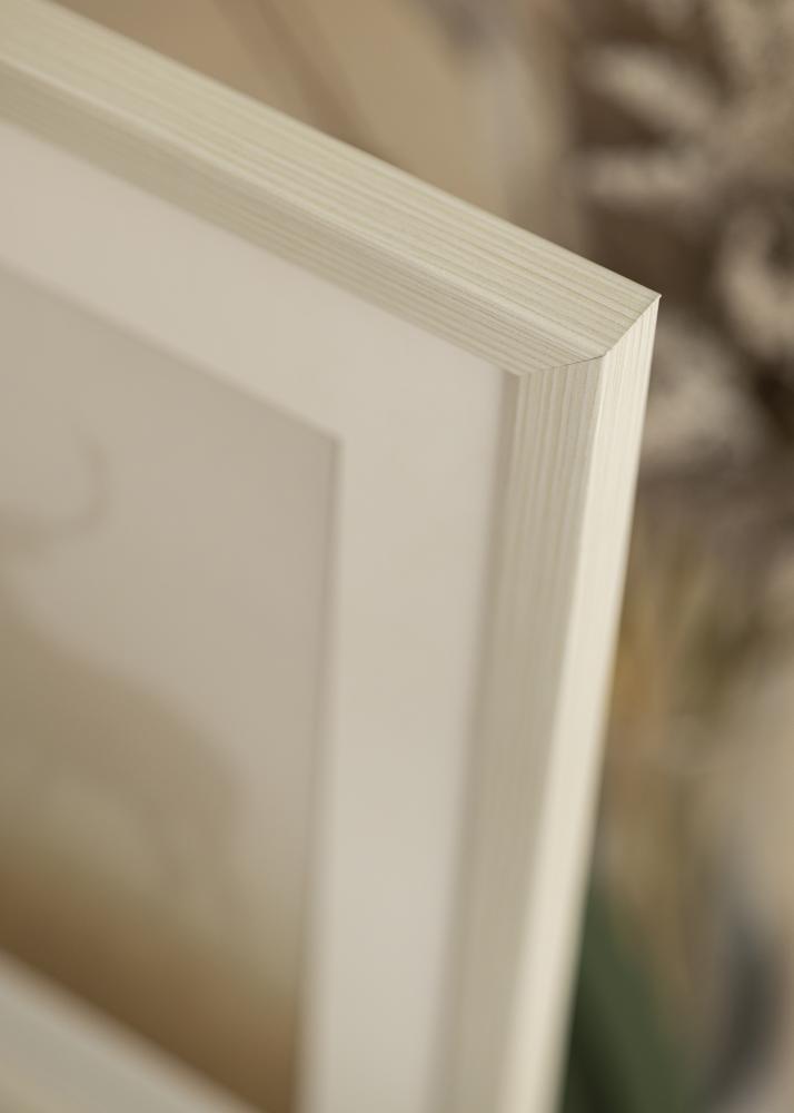 Cadre Fiorito Blanc 40x40 cm