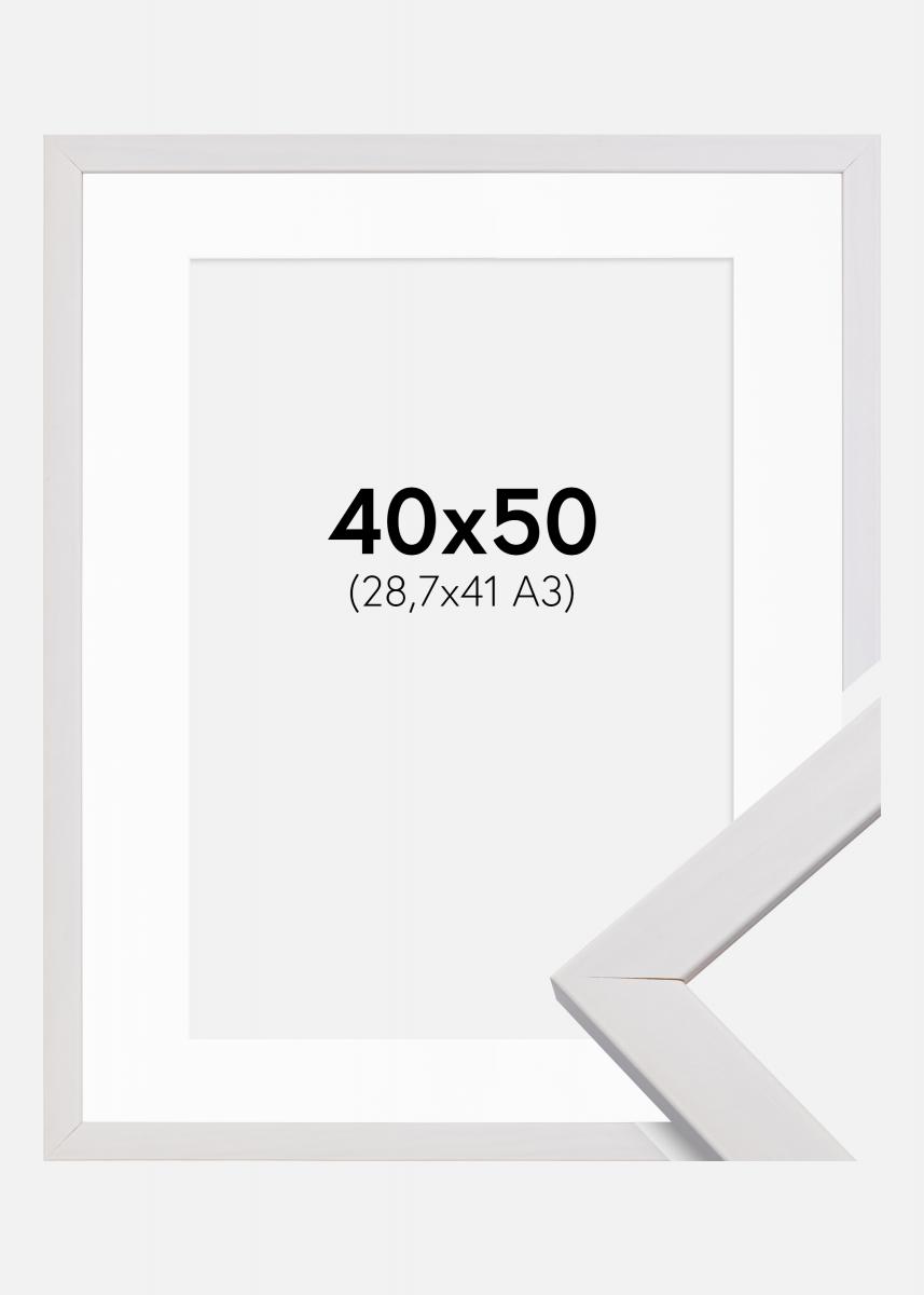 Achetez Cadre Galant Chêne 50x60 cm - Passe-partout Blanc 16x20