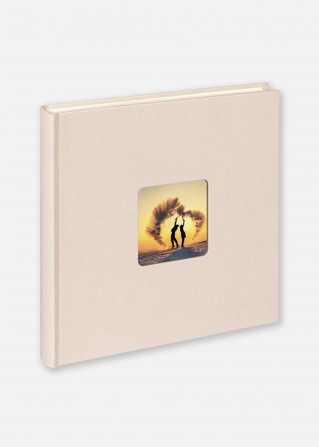 Fun Album de mariage Chamois - 26x25 cm (40 feuilles blanches/20 pages)