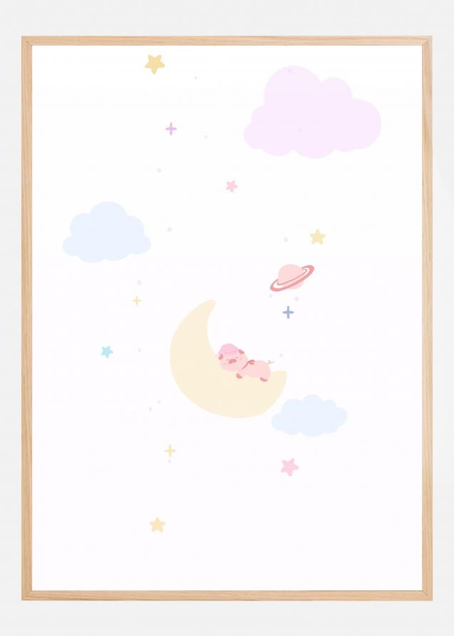 Pig On the Moon Poster