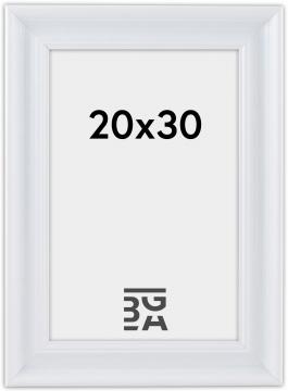 Cadre Charleston Blanc 20x30 cm
