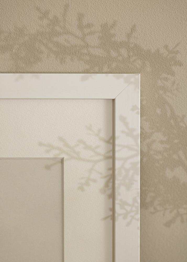 Cadre White Wood Verre Acrylique 70x80 cm