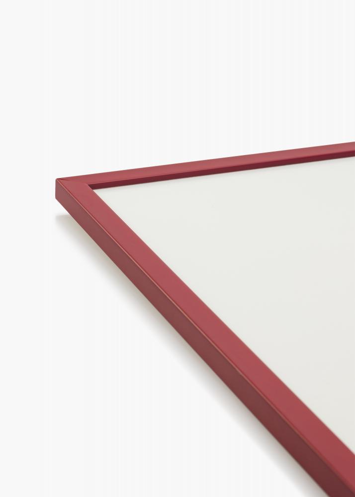 Cadre Edsbyn Rouge 40x60 cm - Passe-partout Blanc 32,9x48,3 cm