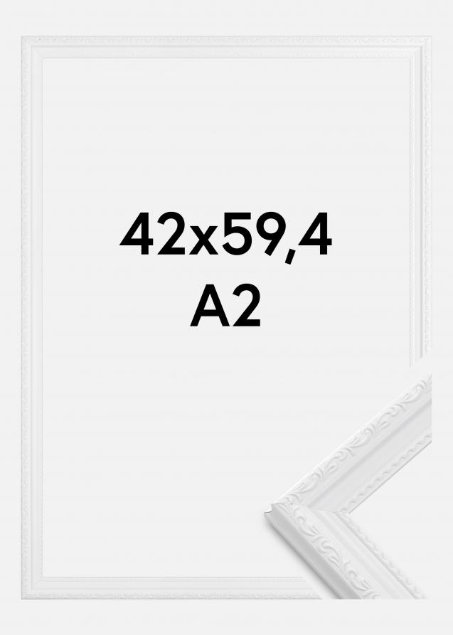 Cadre Abisko Verre Acrylique Blanc 42x59,4 cm (A2)