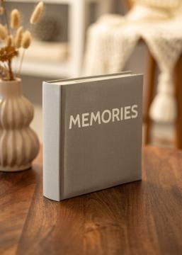 Memories Linen Album Gris fonc - 200 images en 10x15 cm