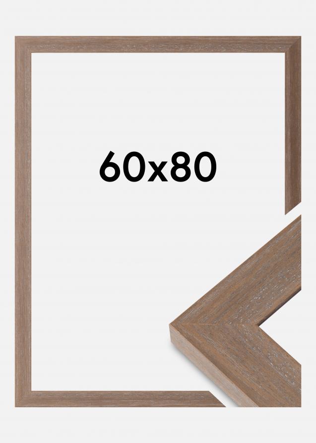 Cadre Juno Verre acrylique Gris 60x80 cm