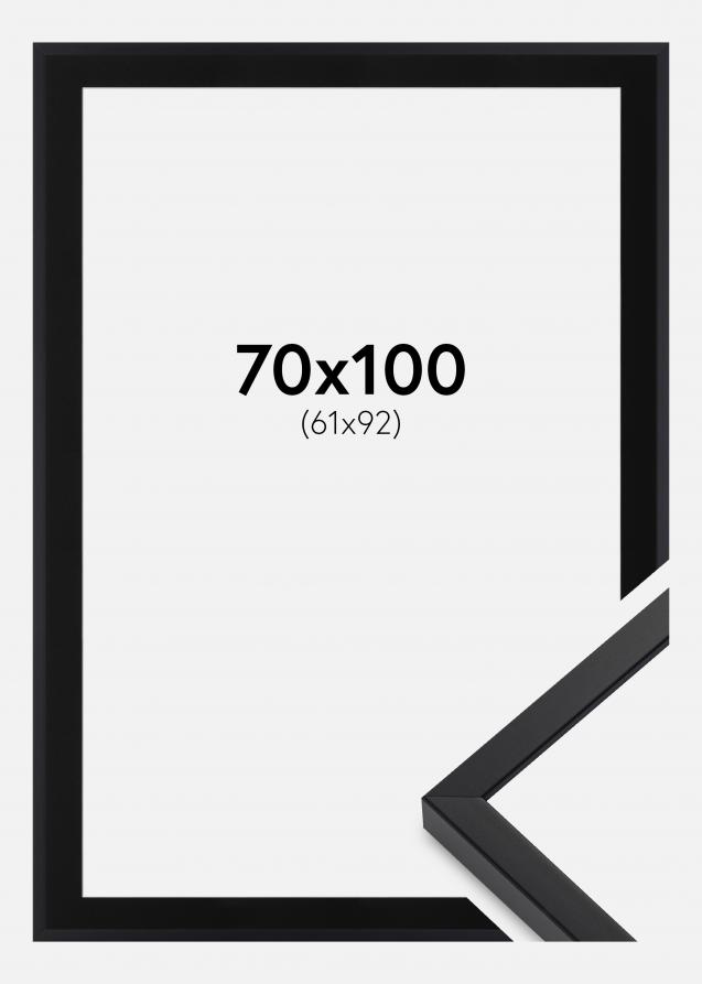 Cadre E-Line Wide Noir 70x100 cm - Passe-partout Noir 62x93 cm