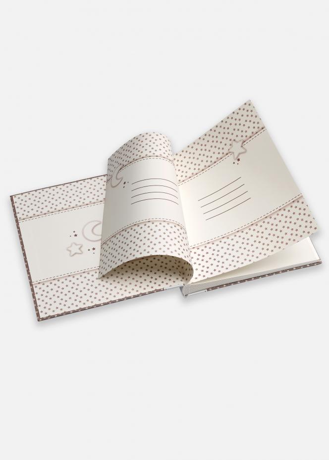 Stars & Moon Album - 28x30,5 cm (50 pages blanches / 25 feuilles)