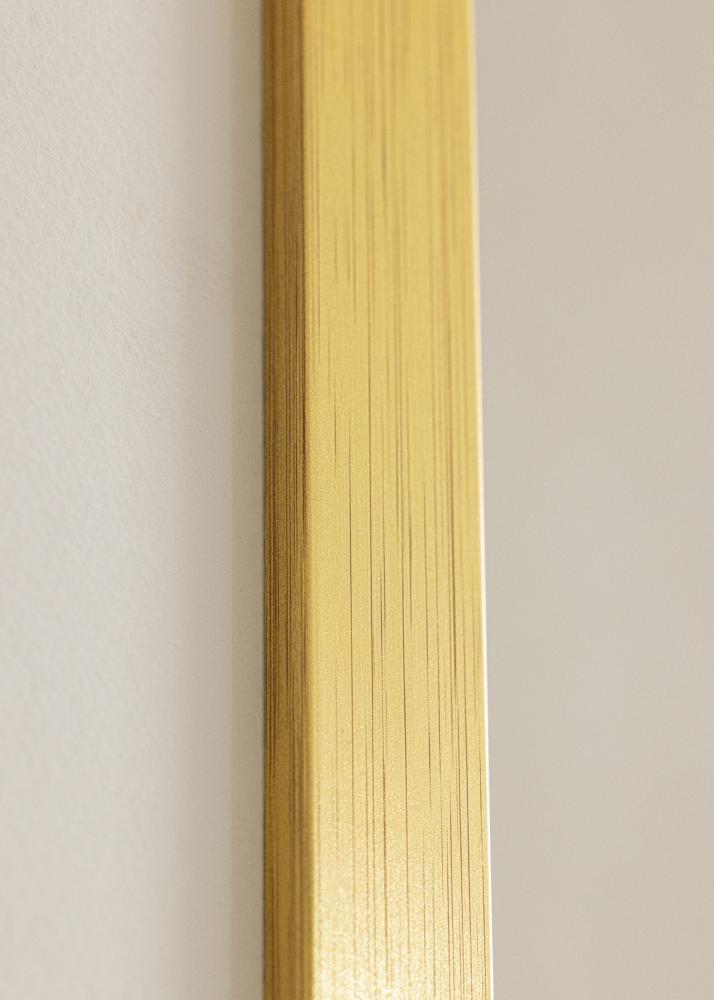 Cadre Gold Wood Verre Acrylique 70x70 cm
