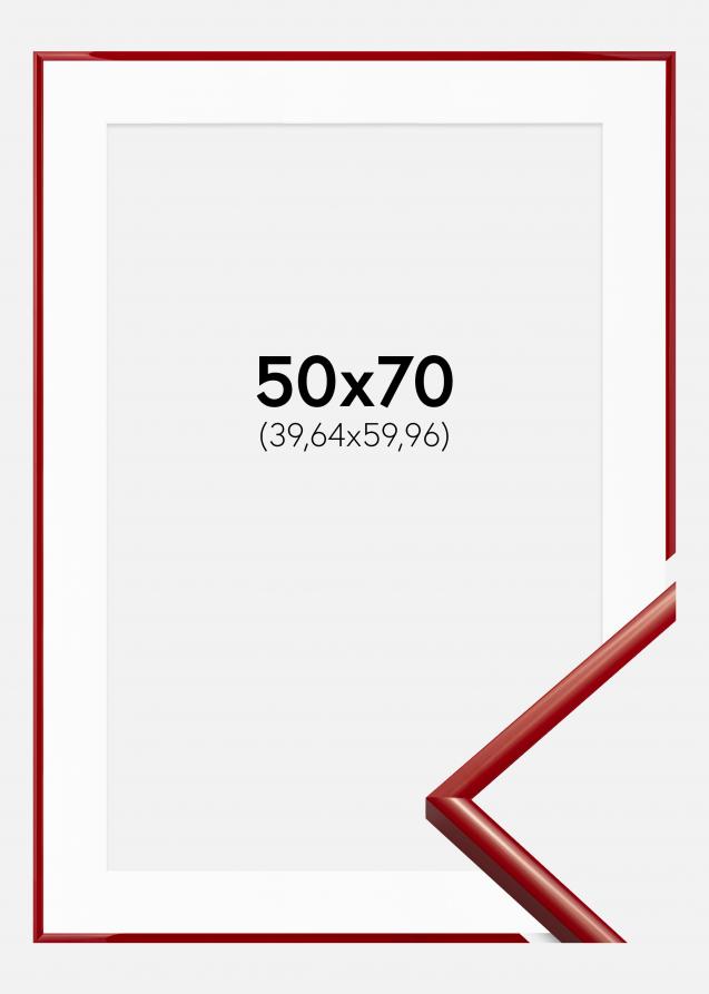 Cadre New Lifestyle Medium Red 50x70 cm - Passe-partout Blanc 16x24 pouces