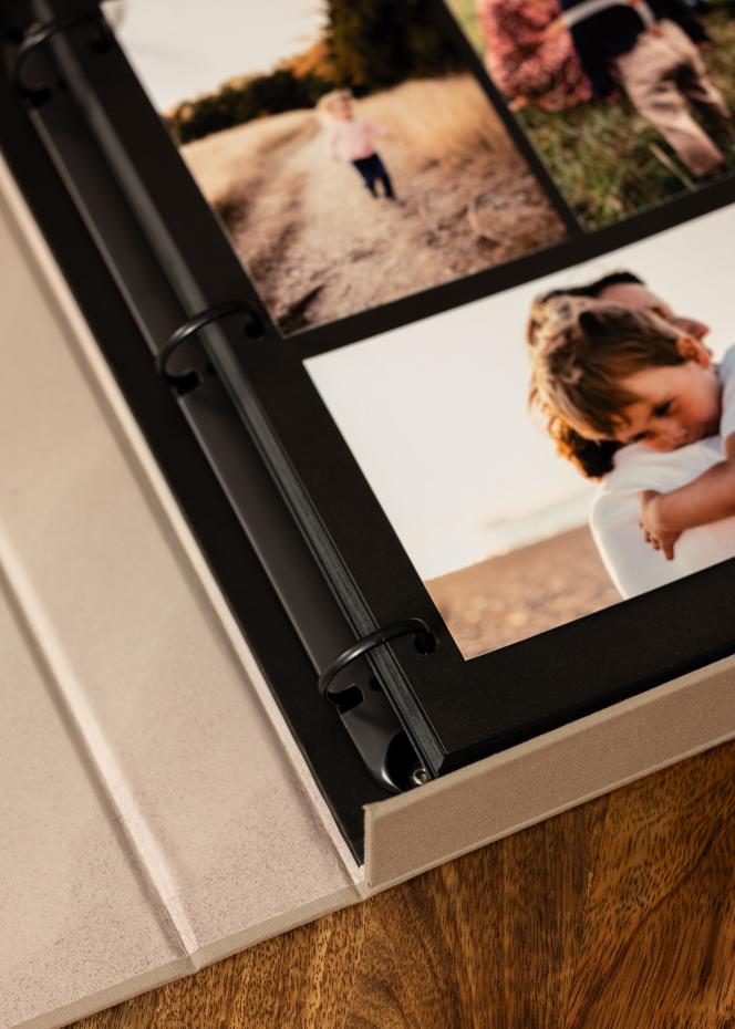 KAILA MOMENTS Grey - Coffee Table Photo Album (60 Pages Noires)