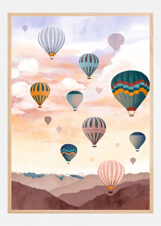 Airballoon Sky Poster