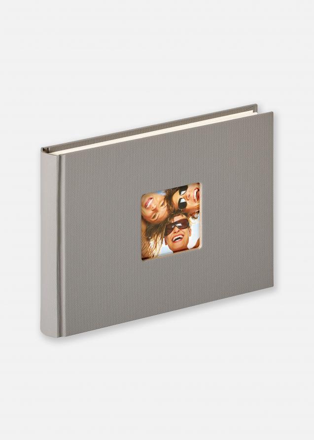 Fun Design Gris - 22x16 cm (40 Pages blanches / 20 feuilles)