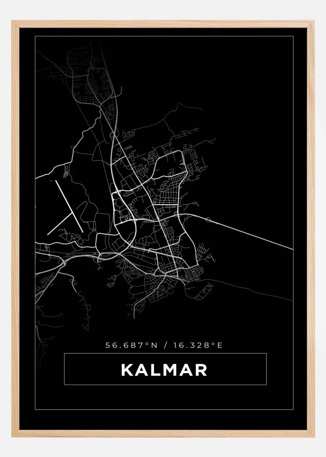 Map - Kalmar - Black