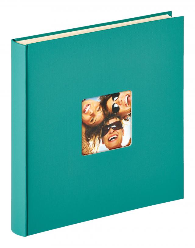 Fun Autocollant Turquoise - 33x34 cm (50 Pages blanches / 25 feuilles)