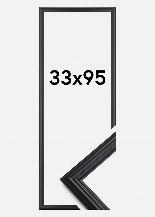 Cadre Siljan Verre Acrylique Noir 33x95 cm