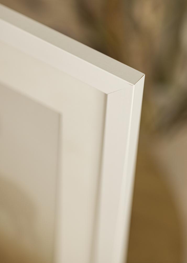 Cadre White Wood Verre Acrylique 35x50 cm