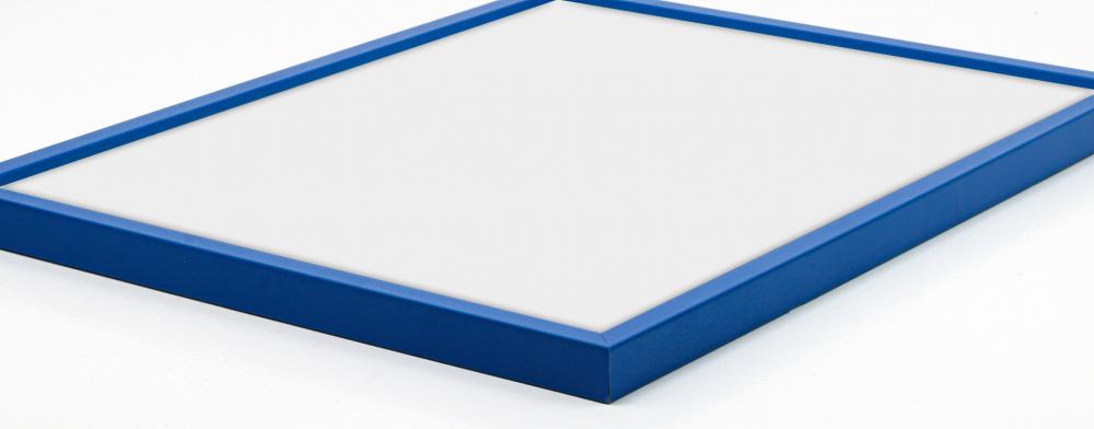 Cadre E-Line Bleu 70x100 cm - Passe-partout Blanc 62x85 cm