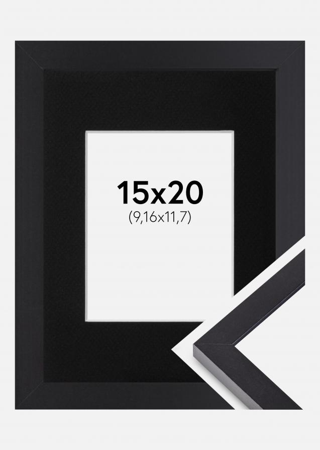 Cadre Selection Noir 15x20 cm - Passe-partout Noir 4x5 pouces